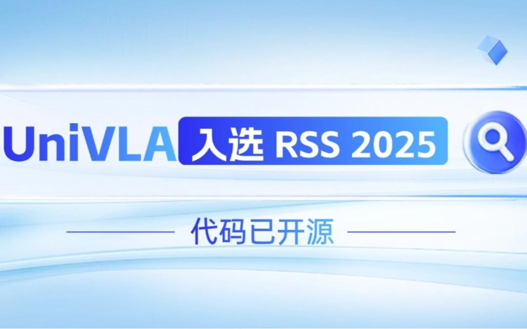 米兰电竞机器人联合香港大学推出的UniVLA入选 RSS 2025 并开源！   